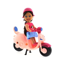 Cute Doll Mini Bebek Ve Pembe    Vespa
