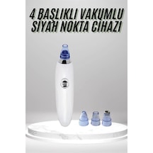 Znv Zenvia Mey İthalat 4 Başlıklı Pilli Vakumlu Siyah Nokta Temizleyici Akne Ve Sivilce Önleyici Znv2025 Cmn Renkli