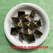 Kabara Raptiye Koltuk Çivisi Kare Antik Bakır Çapı:20 MM 10Adet