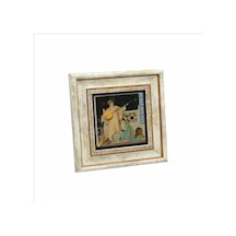 İki Müzisyen Kız Osman Hamdi Bey, 1880 Baskılı Taş Tablo 20x20