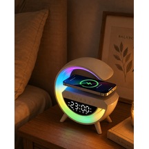Rgb Işıklı Bluetooth Hoparlör Tf Kart Fm Destekli Kablosuz Ses Sistemi