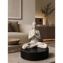 Meditasyon Yapan Kadın Biblo - Minimal Modern Heykel
