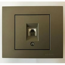 Ovivo Antrasit Telefon Pirizi Numeris Çerçevesiz