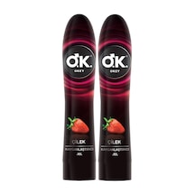 Okey Kayganlaştırıcı Jel 100ml Çilekli 2 Li Set