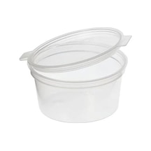 Spelt 30cc Sert Plastik Mini Kavanoz Eşya Kabı Kapaklı Küçük Ürün Kutusu Sos Kabı 50&apos Li 10