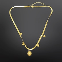 9060372469493 - Modern Detaylı Antialerjik, 316l Çelik Gold Renk Balık İtalyan Zincir Kolye - Minimalist Şıklık Gold