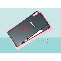 Tkgz Samsung Galaxy Uyumlu A20s Full Kasa Arka Kapak Batarya Kapağı - Siyah Çok Renkli