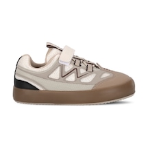 Slazenger Kaju F Unisex Çocuk Cırt Cırtlı Bej / Kahve Günlük Spor Ayakkabısı Bej - Kahverengi