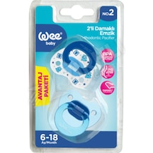 Wee Baby 2 Li Damaklı Emzik No:2