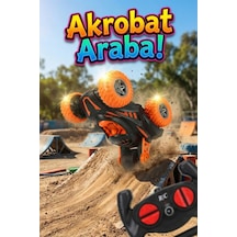 Çılgın Akrobat Araba Işıklı Ve Müzikli 360 Derece Takla Atan Dans Eden Oyuncak Araba