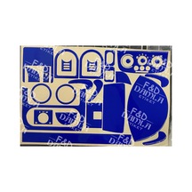 Opel Corsa C Combo Torpido, Konsol, Trim, Göğüs Maun Kaplama Mavi Renk Full Set