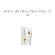 Homm Life Misvak Diş Macunu Çürük Önleyici