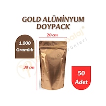 Gold Alüminyum Doypack 20x30x10 Cm 50 Adet