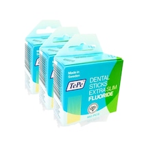 Dental Stick Kürdan X-slim Bırch Florit Yeşil 3 Paketi Açık Ahşap