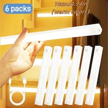 Willowhaven 6'li Akıllı Led Hareket Sensörlü Dolap Işığı 10cm Manyetik Usb Şarj Edilebilir Willowhaven 6'li Akıllı Led Hareket Sensörlü Dolap Işığı 10cm Manyetik Usb Şarj Edilebilir