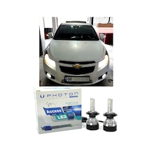Chevrolet Cruze Led Xenon Uzun + Kısa Far Ampulü H4 Access Yeni Seri Beyaz