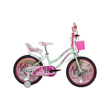 BİSAN QUEEN KIZ ÇOCUK BİSİKLETİ 28CM V 20 JANT YEŞİL PEMBE