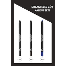 Dream Eyes Pamuk Yağı İçerikli Göz Kalemi Seti 1,6 G No 401-406-419 Set
