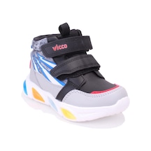 Vicco David 946p25k420 Siyah Ortopedik Günlük Işıklı Erkek Çocuk Spor Bot Siyah