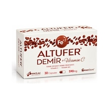 Altufer Demir + Vitamin C 30 Kapsül