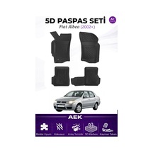 Fiat Albea 2002+ Araca Özel Havuzlu "karbon" Paspas Takımı