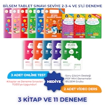 Bilsem Tablet Sınavı Seviye 2-3-4 Ve 5'li Deneme