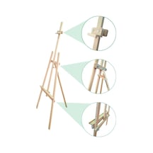 Magic Art Stüdyo Tipi Kayın Şövale 175 Cm