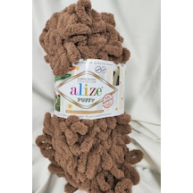 Puffy Açık Toprak El Örgü İpi 100gr. 9mt. 5'li Paket - Renk: 466