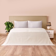 Soft Rete Tek Kişilik Pike - Beyaz - 160x220 Cm Çok Renkli