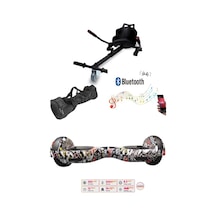Citymate Elektrikli Kaykay Hoverboard Akıllı Denge 6.5 Inch + Hoverkart + Çanta Extrem Paket D14