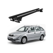 Venüs Skoda Fabia Station Wagon 2000-2007 Uyumlu Siyah Ara Atkı Port Bagaj Tavan Barı