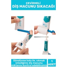 Premium Yüksek Kaliteli Kompakt Banyo Seyahat Çevirme Kollu Diş Macunu Sıkacağı Çok Renkli