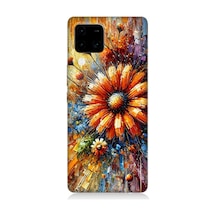 Vivo V30 Uyumlu Çiçek Dalgasında Sarı Güzellik Desenli Silikon Kılıf Çok Renkli