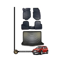 Dacia Sandero 3d Havuzlu Paspas 2008-2020 + Bagaj Havuzu Kauçuk Set Nova