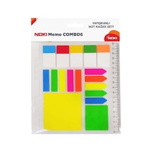 12706 Memo Combo6 Yapışkanlı Not Kağıdı Seti 7282835120713