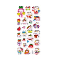 Sticker Kabartmalı Stiker Defter Planlayıcı Etiket Lde009 -19x9cm - Tavşan Partisi