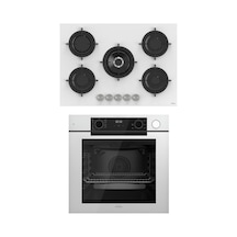 Ferre Steam Plus 75 Serisi QEP64CB-RS036 2li Cam Ankastre Set