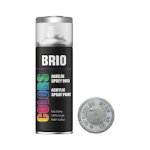 Brio Sprey Boya Akrilik Alüminyum Gri B9007 400 ML