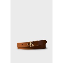 Calvin Klein Deri Çift Taraflı Kemer Lv04f7044gxm8 Kadın Kemer Lv04f7044g Xm8 Taba