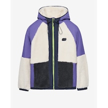 Skechers W Outdoor Fleece Full Zip Sherpa Kadın Mor Mont S232311-4198 Mor