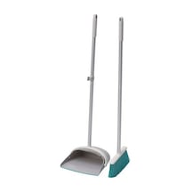 Ikea Katlanır Faraş ve Süpürge Turkuaz Gri