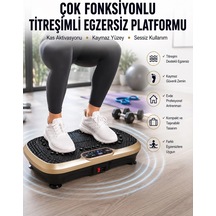 Zenvia Evde Spor İçin Titreşimli Plate Fitness Platformu Yeni Nesil Znv2026