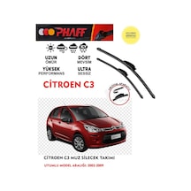 Citroen C3 2004 Model Ön Muz Silecek Takımı Araca Özel Aparat