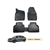Tesla Model Y Araca Özel 3d Birebir Uyumlu Oto Paspas