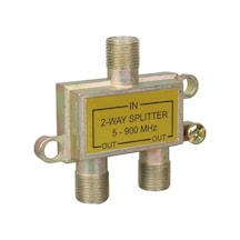 Mag S21-02 1/2 Yollu Kablo Tv Sinyal Ayırıcı Splitter - 5-900 Mhz Frekans Bölücü Çoklayıcı