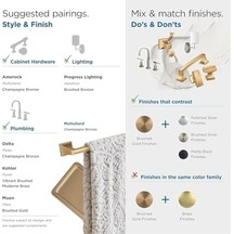 Amerock Bh36022cz Şampanya Bronz Havluluk 5-3/4 İnç 146 Mm Uzunluk Havluluk Mulholland Banyo Duvarı İçin El Havluluk Küçük Mutfak Havluluk Banyo Aksesuarları