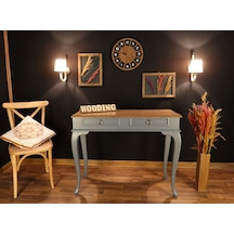 Wooding 100 Cm Çekmeceli Masif Gri Naturel Dresuar (548587869) Gri