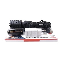 2500 Lümen 25 Wat 5000 Mah Pil Şarj Edilebilir Uzun Menzilli El Feneri Ws-6868 5468 Çok Renkli