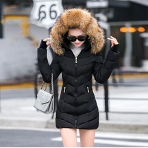 Toridas Kışlık Eldivenli Kapüşonlu Kürklü Kadın Şişme Mont V23bt121siyah 001