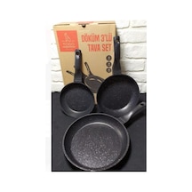 Togo 3 Lü Döküm Tava Set